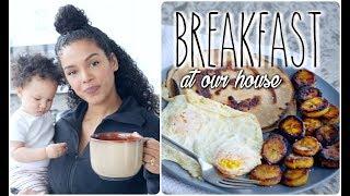Breakfast At Our House!! // Caffein Alternative + Quesadillas