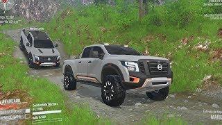 Nissan TITAN 4x4 Offroad | Transportando Tambos de Combustible en Montañas