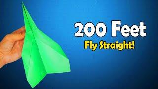 How to Fold the Best Paper Jet Easy - Origami Paper Planes That Fly Far Jet