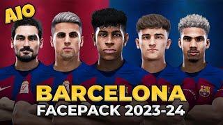 FC Barcelona Facepack Season 2023/24 | Sider and Cpk | Football Life 2023 and PES 2021