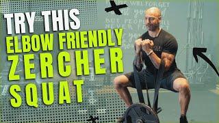 Elbow Friendly Zercher Squat Variation