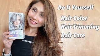 Fall Hair COLOR & CARE use L’Oréal Feria Smokey Silver