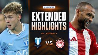 Malmö vs. Olympiacos: Extended Highlights | UEL League Phase MD 3 | CBS Sports Golazo - Europe