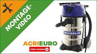 Agrieuro Montagevideo Trocken- und Nasssauger Michelin VCX 30-1500 PE INOX