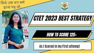 125+ marks proved strategy   I got 126 marks in 1st attempt by this...CTET Exam preparation #ctet