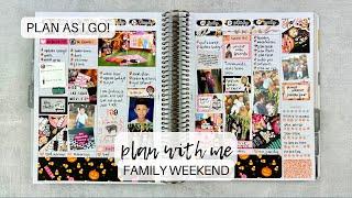 PLAN WITH ME | family weekend & the pumpkin patch  | #makselifeplanner | oct. 21-27