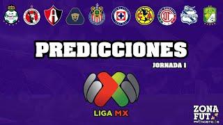 PRONÓSTICOS JORNADA 1 LIGA MX | CLAUSURA 2025 PREDICCIONES ZONA FUT