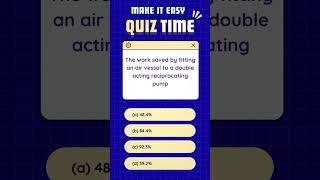 Make It Easy Quiz | Mechanical Engineering Quiz #dailyquiz #quiz #makeiteasy #mechanicalengineering