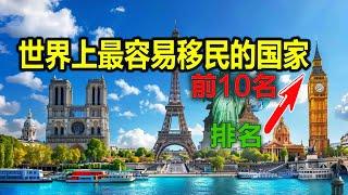 世界上最容易移民的国家前10名  25分钟看完，保证对全球移民方式、费用等一目了然 告别复杂手续！揭秘10个最易移民国家，轻松开启新生活，