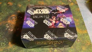 Star Wars Unlimited EARLY Shadows of the Galaxy Booster Box Opening!