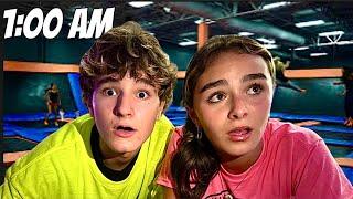 SNEAKING INTO A TRAMPOLINE PARK!