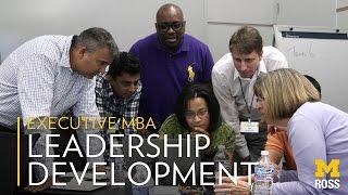 Executive MBA Leadership Development at Michigan Ross