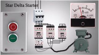 Star Delta Starter Explained - Working Principle
