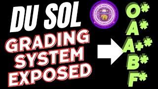 SOL Grading System Exposed - O*, A+ ,F | SOL Marksheet Grading System