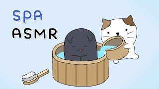 ASMR Relaxing Spa Treatment |animated ASMR