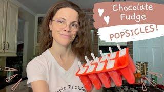 I Made Healthy Chocolate Fudge Popsicles