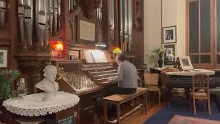 Improvisation en style d'Alexandre Guilmant - David Briggs Salle d'Orgue, Maison M. Dupré, Meudon