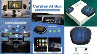 #carplayaibox #iHeylinkit , CP-608 ultra with HDMI output , split screen and dual screen function