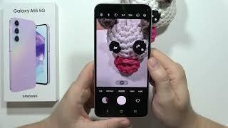 How to Use Camera Pro Mode on Samsung Galaxy A55 5G - Pro Mode Tutorial