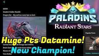 Paladins - Radiant Stars Pts Datamine Discussion!