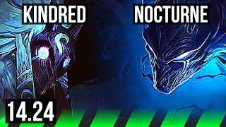 KINDRED vs NOCTURNE (JGL) | 1200+ games | NA Master | 14.24