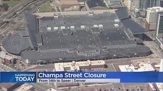 Downtown Denver Detour In Place As Crane Arrives At Colorado Convention Center