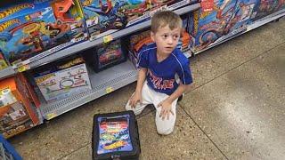 Grandson And I Go On A Texas Hot Wheels Hunt At Walmart - Epic Peg Hunting Adventure!