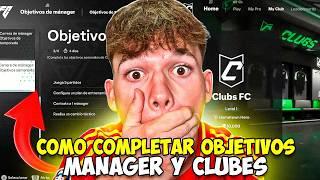 ¡Como Completar *NUEVOS* Objetivos de Mánager, Futbolista y Clubes MUY RÁPIDO!  EA FC 25