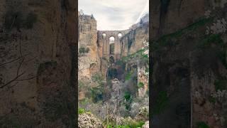  Ronda, Spain. Spectacular gorge spanning bridge.