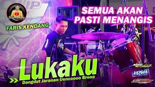 COVER Faris kendang UENCOO // LUKAKU CAK REDY SULING MAHESA suaranya merdu sekali DANGDUT JARANAN