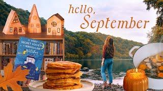 Hello, September  Fall Books, Pumpkin Pancakes, and an Autumn Simmer Pot  A Cozy Fall Vlog