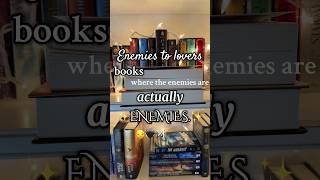ENEMIES to LOVERS…but they’re ACTUALLY enemies#booktube #bookrecommendations #bookrecs #tbr