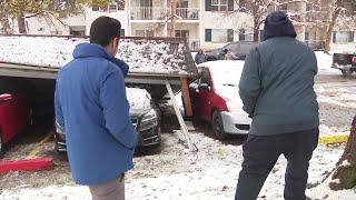 'I heard a big boom:' Snowstorms cause carport collapse at Denver condominium complex