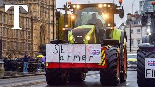 LIVE: “RIP British Farming” tractor protest in Westminster