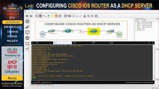 Routing Lab - CONFIGURE CISCO IOS ROUTER AS A DHCP SERVER