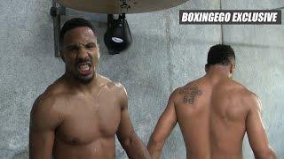 ANDRE WARD INCREDIBLE ENDURANCE 10-MINUTE SPEED BAG DRILL AFTER TRAINING 3 HOURS (INSANE WORK ETHIC)