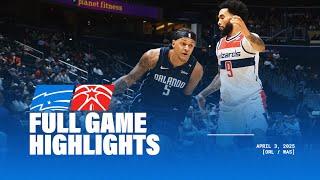 FULL GAME HIGHLIGHTS: MAGIC VS.WIZARDS 4.3.25
