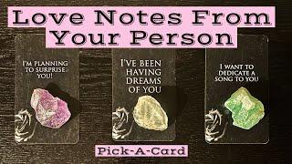 LOVE NOTES FROM YOUR PERSON *message cards only*️Pick-A-Card️