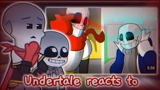 Undertale reacts to PAPYRUS HAS GONE TOO FAR VS GLITCHTALE SANS