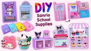 10 DIY Sanrio School Supplies - Organizer - Notebooks - Bookmark and more...