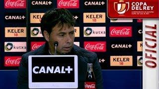 Rueda de Prensa de Sanlúcar tras el Real Sociedad (4-0) Algeciras CF - HD