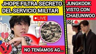 URGENTEJHOPE FILTRA OSCURO SECRETO DEL EJERCITO EN LIVEJK Y CHAEUNWOO JUNTOS?noticiasdebts