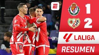 RAYO VALLECANO de JAMES RODRÍGUEZ GANÓ 2-1 vs VALLADOLID y vuelve a la victoria | RESUMEN | La Liga