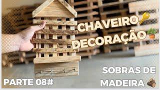 ️decorações para seu lar; porta chaves  com sobras de madeira 🪴@Juniordupallet