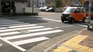 関西電力 小型車 国道2号線へと左折