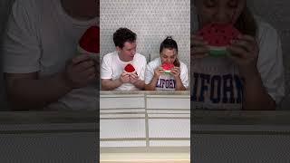 Choose your food challenge  Whose piece of watermelon is fake? #shorts Best video by Hmelkofm