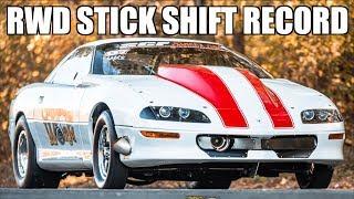 Fastest LT1 EVER and RWD Stick Shift Record! Camaro BLASTS to 196MPH in 7 Seconds