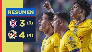 Resumen completo: Cruz Azul 3 (3) vs. (4) 4 América | Semifinal, Vuelta | ¡A por una final más!