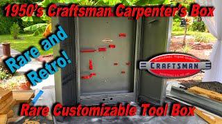 Restoring an Amazing Retro Craftsman Wall Mounted Carpenter's Tool Box