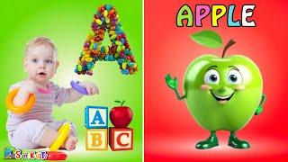 ABC Phonic Song | A for Apple | Nursery Rhymes, Alphabet Song for kids, ABC Songs For Children #abcd